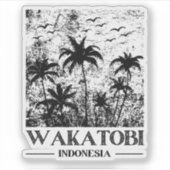 Wakatobi, Indonesië Sticker (Voorkant)