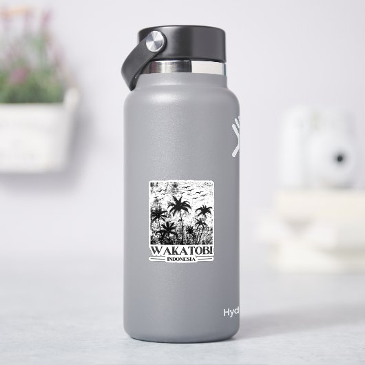 Wakatobi, Indonesië Sticker (HydroFlask)