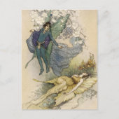 Wake als er iets mis is briefkaart (Voorkant)