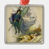 Wake als er iets mis is metalen ornament (Voorkant)