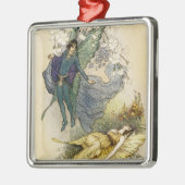 Wake als er iets mis is metalen ornament (Links)