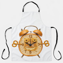 Wake and Bake! Funny Bread Alarm Clock Art Schort