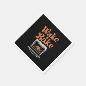 Wake Bake Turkije Diner Grappige Thanksgiving Servet (Hoek)