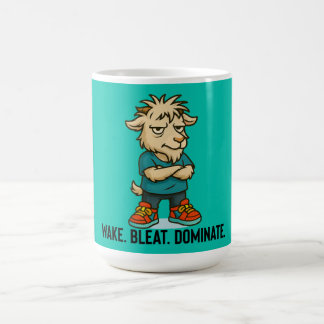 Wake Bleat Dominate Goat Mug Koffiemok