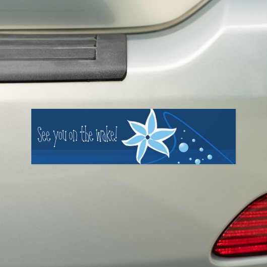 Wake Bumpersticker (Op auto)