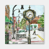 Wake Forest, NC Waterverf Magnet (Voorkant)