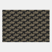 Wake Forest-universiteit | Demon Deacons Script Inpakpapier Vel (Voorkant 3)