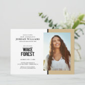 Wake Forest-universiteit | Wake Forest Aankondiging (Staand voorkant)