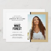 Wake Forest-universiteit | Wake Forest Aankondiging (Voorkant / Achterkant)