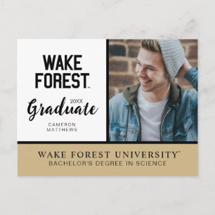 Wake Forest-universiteit   Wake Forest Aankondigingskaart