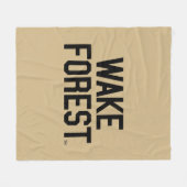 Wake Forest-universiteit | Wake Forest Fleece Deken (Voorkant (Horizontaal))