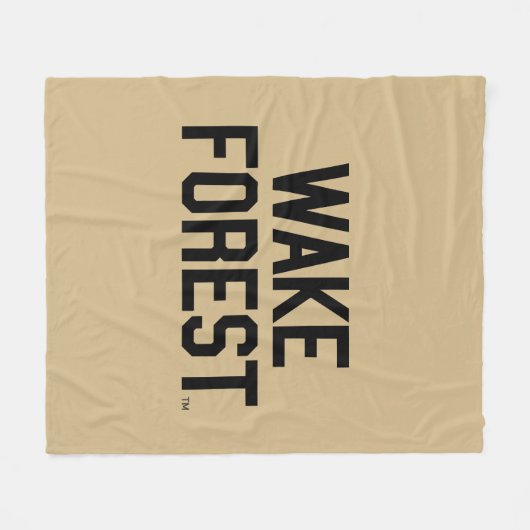 Wake Forest-universiteit | Wake Forest Fleece Deken (Voorkant (Horizontaal))