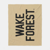 Wake Forest-universiteit | Wake Forest Fleece Deken (Voorkant)