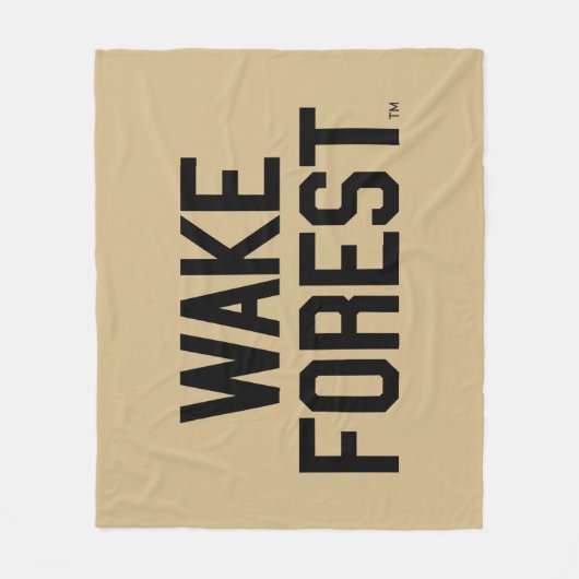 Wake Forest-universiteit | Wake Forest Fleece Deken (Voorkant)