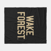 Wake Forest-universiteit | Wake Forest Fleece Deken (Voorkant (Horizontaal))