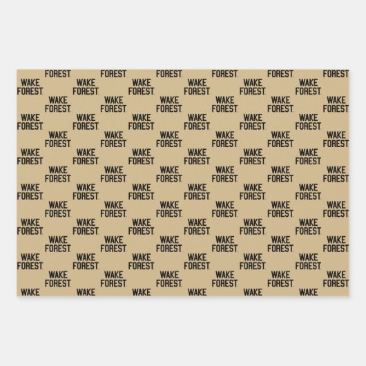 Wake Forest-universiteit | Wake Forest Inpakpapier Vel (Voorkant)
