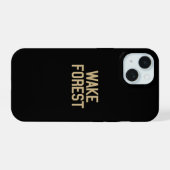Wake Forest-universiteit | Wake Forest iPhone 15 Case (Achterkant horizontaal)