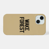Wake Forest-universiteit | Wake Forest iPhone 15 Case (Achterkant horizontaal)