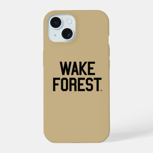 Wake Forest-universiteit | Wake Forest iPhone 15 Case (Achterkant)