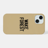 Wake Forest-universiteit | Wake Forest iPhone 15 Case (Achterkant horizontaal)
