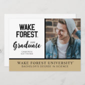 Wake Forest-universiteit | Wake Forest Kaart (Voorkant / Achterkant)