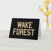 Wake Forest-universiteit | Wake Forest Kaart (Gele Bloem)