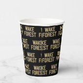Wake Forest-universiteit | Wake Forest Papieren Bekers (Rechts)