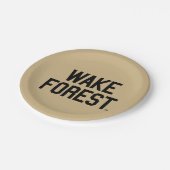 Wake Forest-universiteit | Wake Forest Papieren Bordje (Gekanteld)