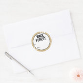 Wake Forest-universiteit | Wake Forest Ronde Sticker (Envelop)