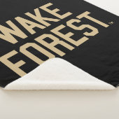 Wake Forest-universiteit | Wake Forest Sherpa Deken (3/4)