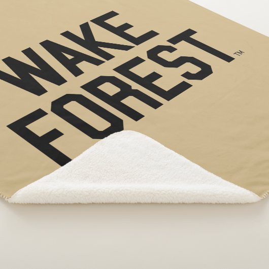 Wake Forest-universiteit | Wake Forest Sherpa Deken (3/4)
