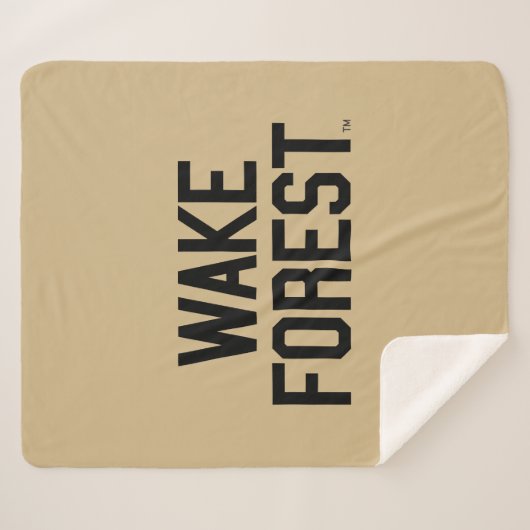 Wake Forest-universiteit | Wake Forest Sherpa Deken (Voorkant (horizontaal))