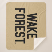 Wake Forest-universiteit | Wake Forest Sherpa Deken (Voorkant)