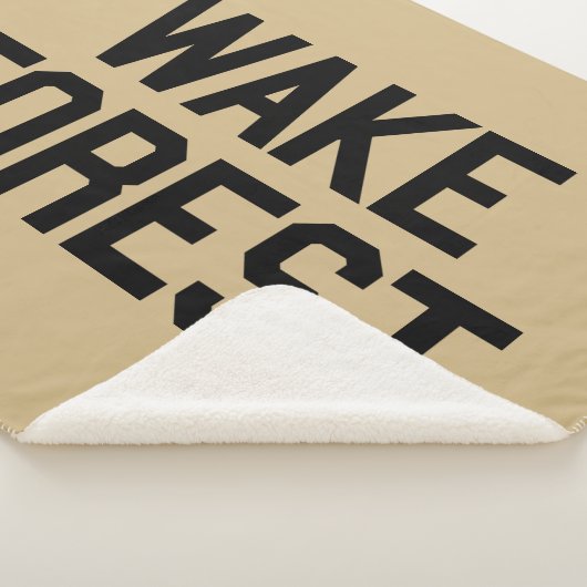 Wake Forest-universiteit | Wake Forest Sherpa Deken (3/4)