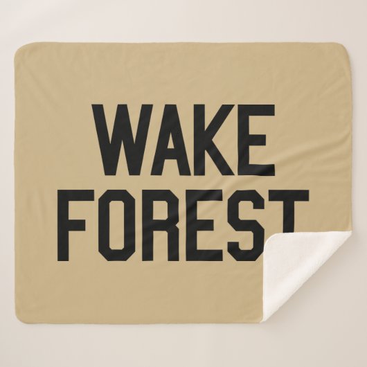 Wake Forest-universiteit | Wake Forest Sherpa Deken (Voorkant (horizontaal))