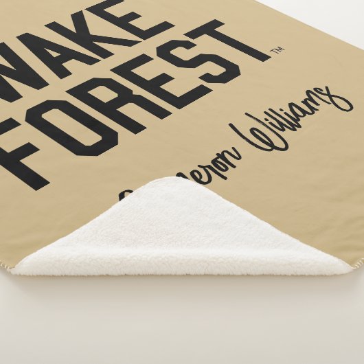 Wake Forest-universiteit | Wake Forest Sherpa Deken (3/4)