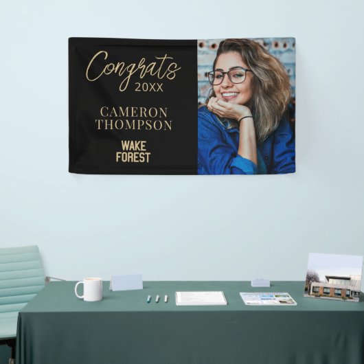 Wake Forest-universiteit | Wake Forest Spandoek (Beurs)