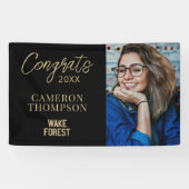 Wake Forest-universiteit | Wake Forest Spandoek (Horizontaal)