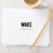 Wake Forest-universiteit | Wake Wordmark Etiket (Insitu)
