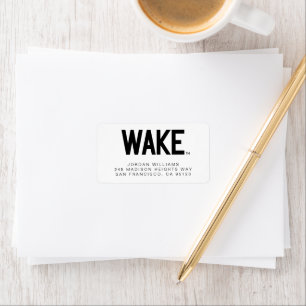 Wake Forest-universiteit   Wake Wordmark Etiket
