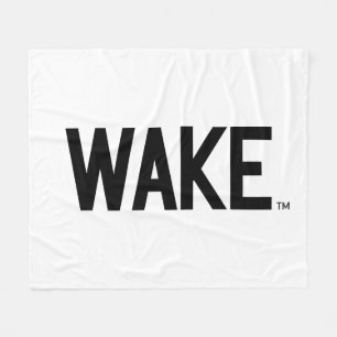 Wake Forest-universiteit   Wake Wordmark Fleece Deken