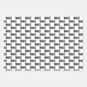 Wake Forest-universiteit | Wake Wordmark Inpakpapier Vel (Voorkant 3)