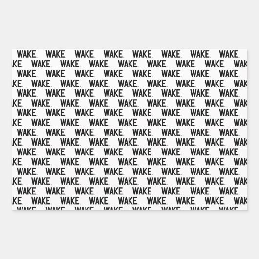 Wake Forest-universiteit | Wake Wordmark Inpakpapier Vel (Voorkant 3)