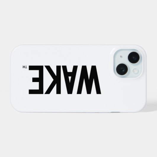 Wake Forest-universiteit | Wake Wordmark iPhone 15 Case (Achterkant horizontaal)