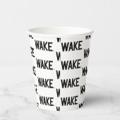 Wake Forest-universiteit | Wake Wordmark Papieren Bekers (Rechts)