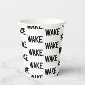 Wake Forest-universiteit | Wake Wordmark Papieren Bekers (Voorkant)