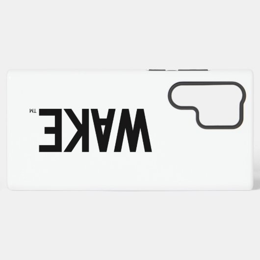 Wake Forest-universiteit | Wake Wordmark Samsung Galaxy Hoesje (Achterkant horizontaal)