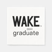 Wake Forest-universiteit | Wake Wordmark Servet (Voorkant)