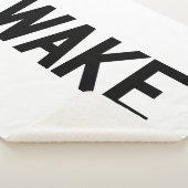 Wake Forest-universiteit | Wake Wordmark Sherpa Deken (3/4)