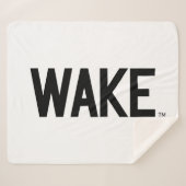 Wake Forest-universiteit | Wake Wordmark Sherpa Deken (Voorkant (horizontaal))
